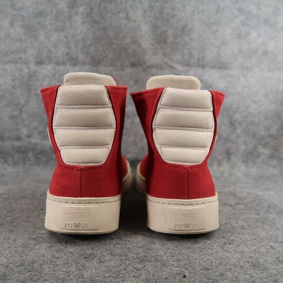 Star Wars Shoes Womens 9 Po Zu Sneakers Resistance Red Boot High Top Trainers - Picture 6 of 14